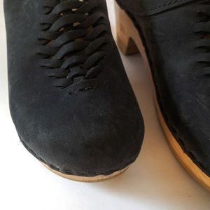 No.6 Heidi Woven Lattice Clogs // Mid Heel // 35